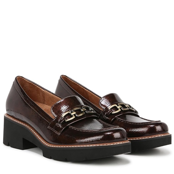 Naturalizer Shoes - Naturalizer 6.5 Wide NEW Cabana loafer Lug sole Patent Faux Leather